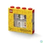 Kép 1/3 - Gyűjtődoboz, minifiguráknak, 8 rekesz, LEGO, piros