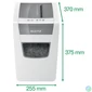 Kép 4/8 - Iratmegsemmisítő, konfetti, 10 lap, LEITZ "IQ Slim Home Office"