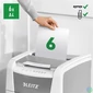 Kép 5/9 - Iratmegsemmisítő, mikrokonfetti, 100 lap, LEITZ "IQ AutoFeed SmallOffice 100 P5 Pro"