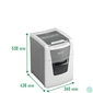 Kép 6/9 - Iratmegsemmisítő, konfetti, 100 lap, LEITZ "IQ AutoFeed SmallOffice 100 P4 Pro"