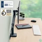 Kép 2/9 - Monitortartó-kar, egy monitorhoz, LEITZ "Ergo", sötétszürke