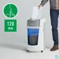 Kép 4/8 - Iratmegsemmisítő, mikrokonfetti, 10 lap, LEITZ "IQ OptiMax Office 550 P5"