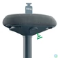 Kép 5/9 - Állószék, billenő, ergonomikus, LEITZ "Ergo Active", sötétszürke