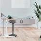 Kép 9/9 - Állószék, billenő, ergonomikus, LEITZ "Ergo Active", sötétszürke