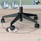 Kép 6/7 - Munkaszék, görgős, ergonomikus, LEITZ "Ergo Comfort Active", világosszürke