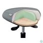 Kép 7/7 - Munkaszék, görgős, ergonomikus, LEITZ "Ergo Comfort Active", világosszürke