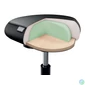 Kép 3/7 - Munkaszék, görgős, ergonomikus, LEITZ "Ergo Comfort", sötétszürke