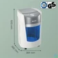 Kép 3/8 - Iratmegsemmisítő, mikrokonfetti, 8 lap, LEITZ "IQ OptiMax Small Office 350 P5"