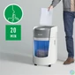 Kép 7/8 - Iratmegsemmisítő, mikrokonfetti, 8 lap, LEITZ "IQ OptiMax Small Office 350 P5"