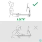 Kép 5/8 - Monitortartó-kar, egy monitorhoz, LEITZ "Ergo", világosszürke