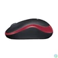 Kép 4/4 - Egér, vezeték nélküli, optikai, közepes méret, USB, LOGITECH "M185", piros