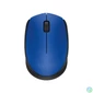 Kép 1/5 - Egér, vezeték nélküli, optikai, közepes méret, USB, LOGITECH "M171", kék