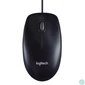 Kép 1/2 - Egér, vezetékes, optikai, normál méret, USB, LOGITECH "M100", fekete