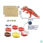 Kép 3/5 - Dínó készítő modellező gyurmakészlet, T-Rex, MAPED CREATIV "Dinos factory"