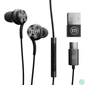 Kép 1/2 - Fülhallgató, mikrofonnal, USB-C, MAXELL "XC1", fekete