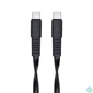 Kép 2/6 - USB kábel, USB-C - USB-C, 1,2 m, RIVACASE "PS6005", fekete