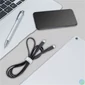 Kép 4/6 - USB kábel, USB-C - USB-C, 1,2 m, RIVACASE "PS6005", fekete