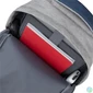 Kép 7/8 - Notebook hátizsák, 15,6", RIVACASE "Prater 7562", szürke-kék