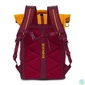 Kép 3/8 - Notebook hátizsák, 15,6", rolltop, 25L, RIVACASE "5321 Dijon", bordó