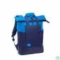 Kép 1/8 - Notebook hátizsák, 15,6", rolltop, 25L, RIVACASE "5321 Dijon", kék