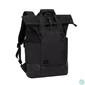 Kép 1/8 - Notebook hátizsák, 15,6", rolltop, 25L, RIVACASE "5321 Dijon", fekete