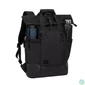 Kép 2/8 - Notebook hátizsák, 15,6", rolltop, 25L, RIVACASE "5321 Dijon", fekete