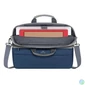 Kép 3/8 - Notebook táska, 15,6", RIVACASE "Prater 7532", szürke-kék