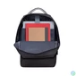 Kép 7/8 - Notebook hátizsák, 15,6", vezeték nélküli egérrel, RIVACASE "Prater 7563", fekete