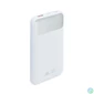 Kép 1/6 - Power bank, beépített kábellel, 10.000mAh, RIVACASE "VA2211", fehér
