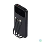 Kép 6/6 - Power bank, beépített kábellel, 10.000mAh, RIVACASE "VA2211", fekete
