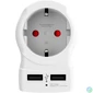 Kép 1/7 - Adapter, Egyesült Államokba utazóknak, USB, földelt, SKROSS