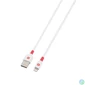 Kép 1/2 - USB kábel, USB-A - Lightning (Apple), 2m, SKROSS, fehér