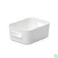 Kép 1/5 - Műanyag tárolódoboz, 1,5 liter, SMARTSTORE "Compact S", fehér
