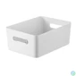 Kép 1/5 - Műanyag tárolódoboz, 15,4 liter, SMARTSTORE "Compact L", fehér