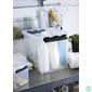 Kép 4/7 - Műanyag tárolódoboz, 2 liter, fekete fogantyúkkal, SMARTSTORE "Classic 2", átlátszó