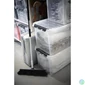 Kép 3/4 - Műanyag tárolódoboz, 70 liter, fekete fogantyúkkal, SMARTSTORE "Classic 70", átlátszó