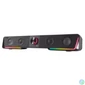 Kép 1/5 - Hangszóró, 12W, 2x3.5 mm jack + USB-A, SPEEDLINK "GRAVITY RGB Stereo Soundbar", fekete