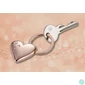 Kép 2/3 - Kulcstartó, SWAROVSKI® kristályokkal, TROIKA, "Girls Best Friend Rosy" Shiny
