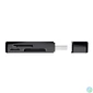Kép 4/5 - Kártyaolvasó, SD + MicroSD kártyához, USB 3.2 gen1, "TRUST Nanga", fekete