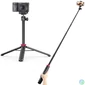 Kép 2/9 - Szelfi állvány, monopod, telefontartó adapter, ULANZI MT-44, fehér