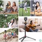 Kép 9/9 - Szelfi állvány, monopod, telefontartó adapter, ULANZI MT-44, fehér