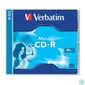 Kép 1/2 - CD-R lemez, 700MB, 80min, 16x, 1 db, normál tok, VERBATIM "Live it!"