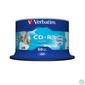 Kép 2/3 - CD-R lemez, nyomtatható, matt, no-ID, AZO, 700MB, 52x, 50 db, hengeren, VERBATIM