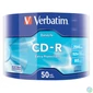 Kép 2/3 - CD-R lemez, 700MB, 52x, 50 db, zsugor csomagolás, VERBATIM "DataLife"