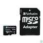 Kép 2/2 - Memóriakártya, microSDXC, 64GB, CL10/U1, 90/10 MB/s, adapter, VERBATIM "Premium"