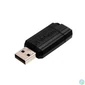 Kép 4/5 - Pendrive, 128GB, USB 2.0, 10/4MB/sec, VERBATIM "PinStripe", fekete