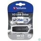 Kép 1/3 - Pendrive, 256GB, USB 3.2, 80/25 MB/s, VERBATIM "V3", fekete-szürke