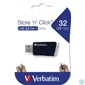 Kép 1/3 - Pendrive, 32GB, USB 3.2, 80/25MB/sec, VERBATIM "Store n Click", fekete