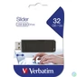 Kép 1/3 - Pendrive, 32GB, USB 2.0, VERBATIM "Slider", fekete