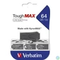 Kép 1/3 - Pendrive, 64GB, USB 2.0, extra ellenálló, VERBATIM "ToughMAX", fekete